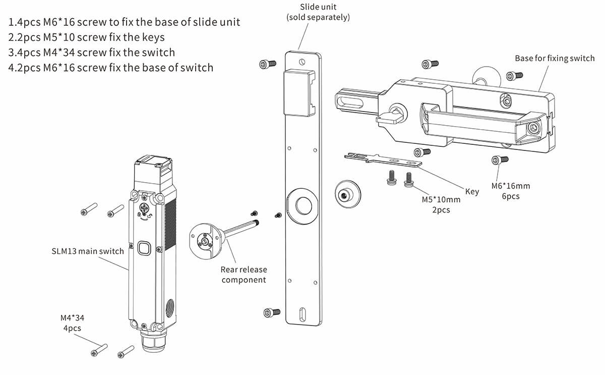 SLM13 Safety Door Switch