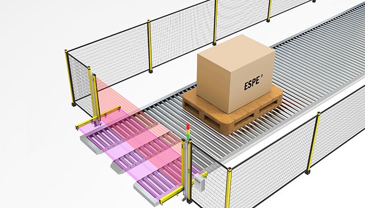 The Separation Scheme of Humans and Cargo in Electronic Cigarette Factory