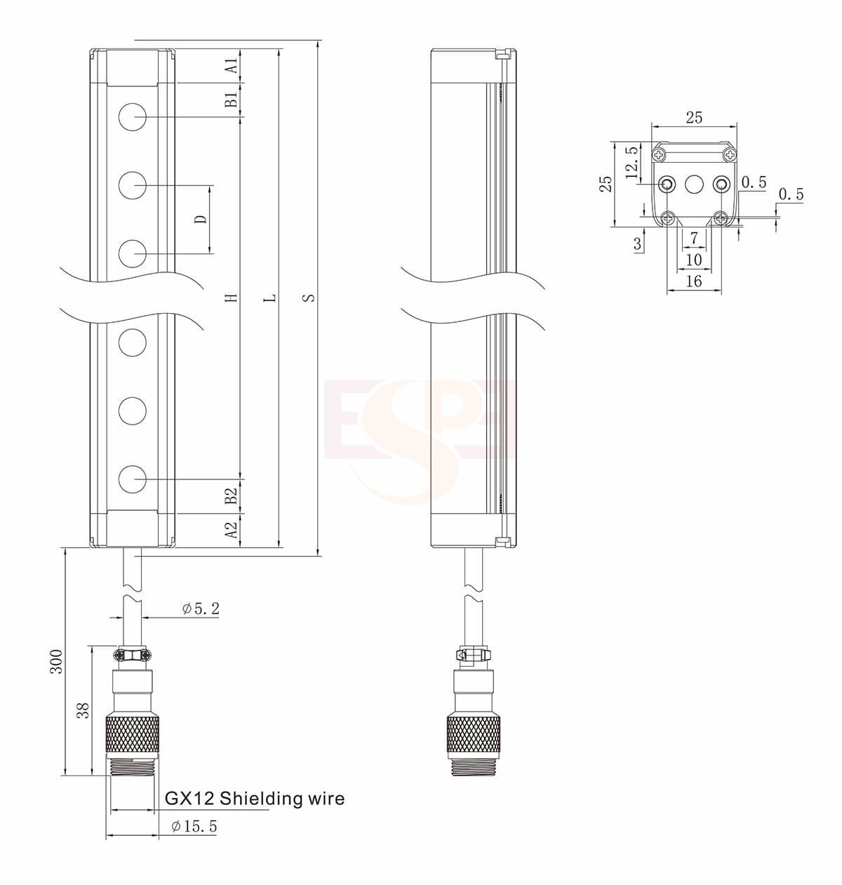 Compact Safety Light Curtain